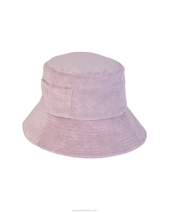60TRR595 Senso Hats Terry Towelling Bucket Hat Lavender