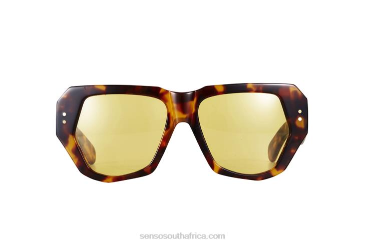 60TRR577 Senso Accessories Big Mamma Sunglasses Dark Tortoise Yellow