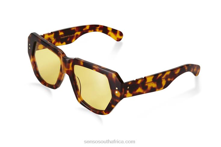 60TRR577 Senso Accessories Big Mamma Sunglasses Dark Tortoise Yellow