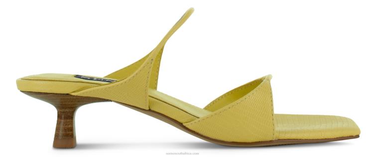 60TRR138 Senso Heeled Mules Taylah Lemon